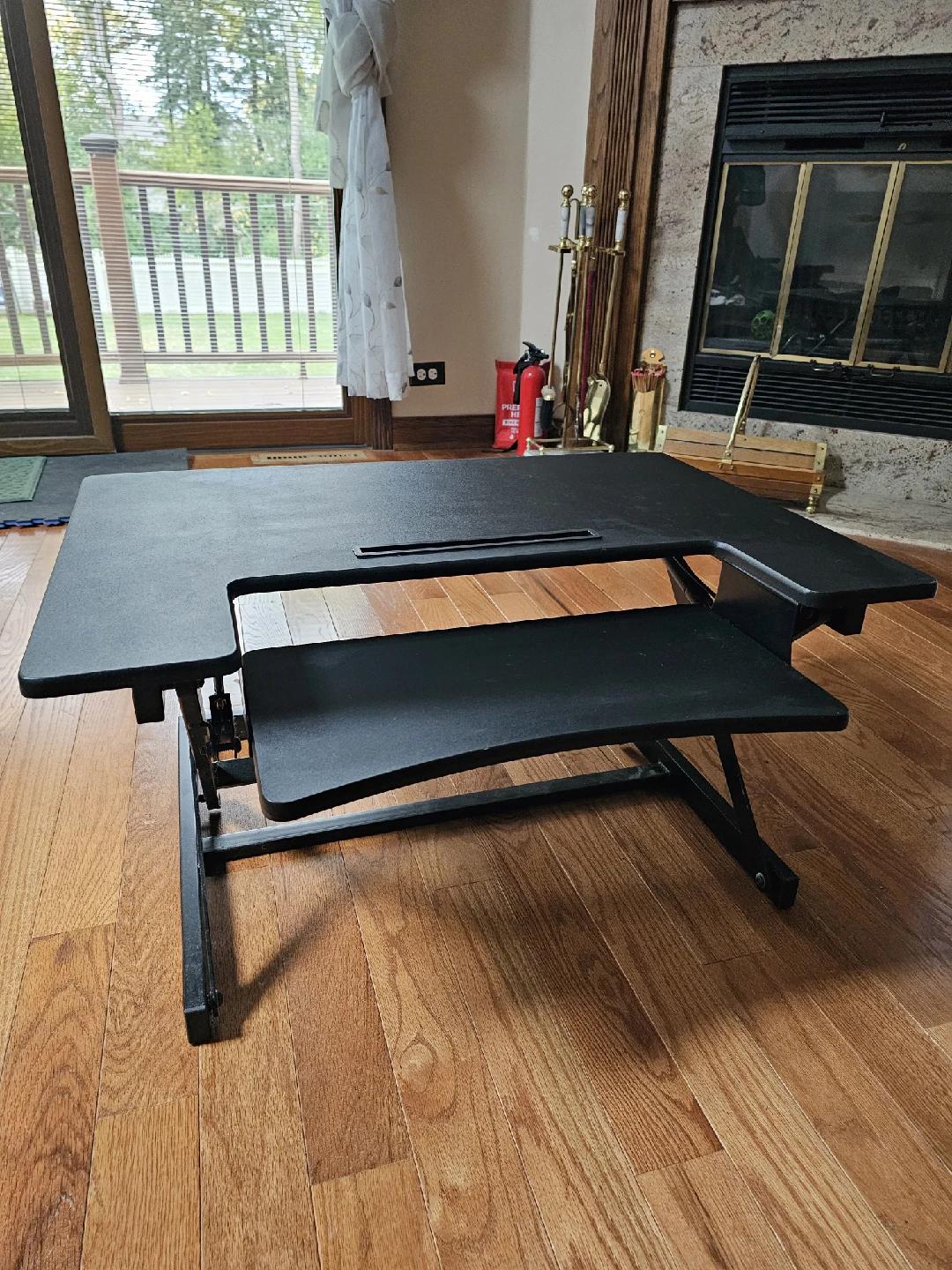 Black Adjustable Standing Desk - photo 2
