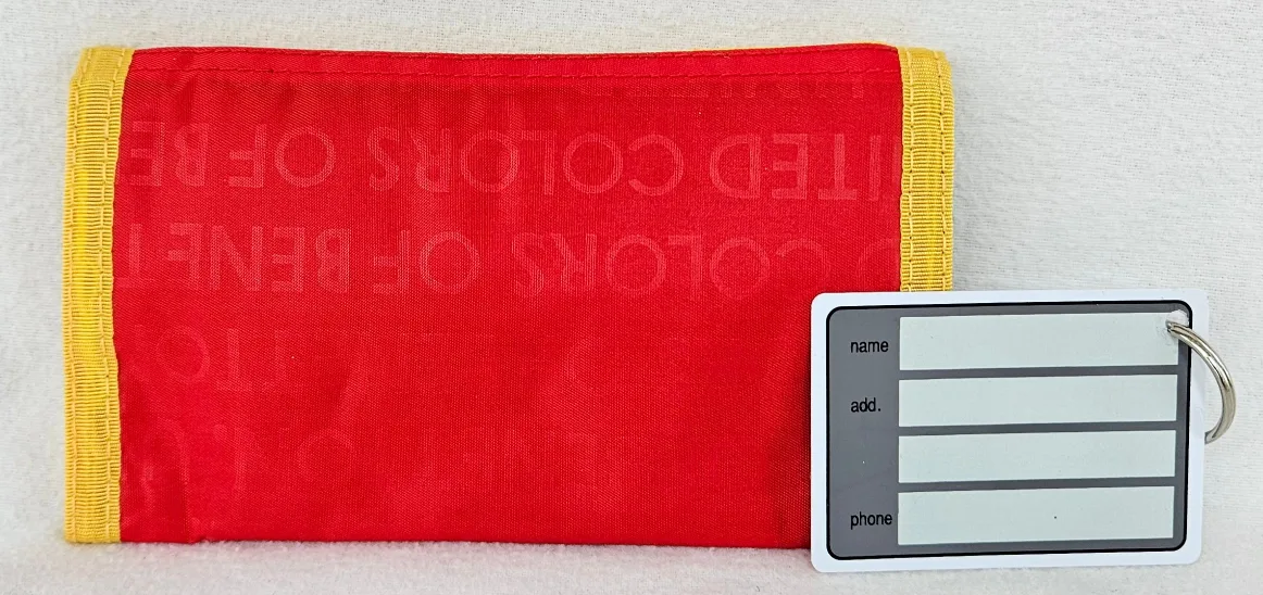 Vintage United Colors Of Benetton Block Wallet  Italy Mint image indicator(2)