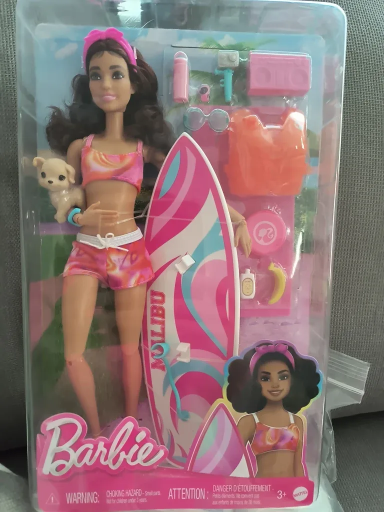 New Barbie Malibu Doll with Accessories