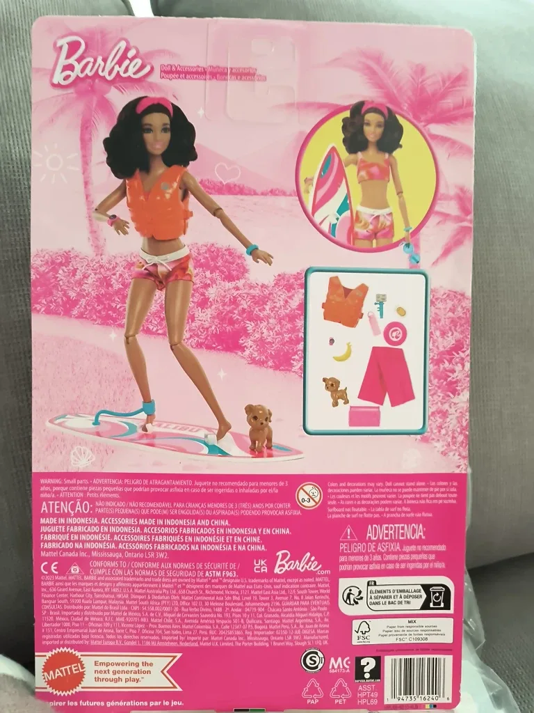 New Barbie Malibu Doll with Accessories image indicator(2)