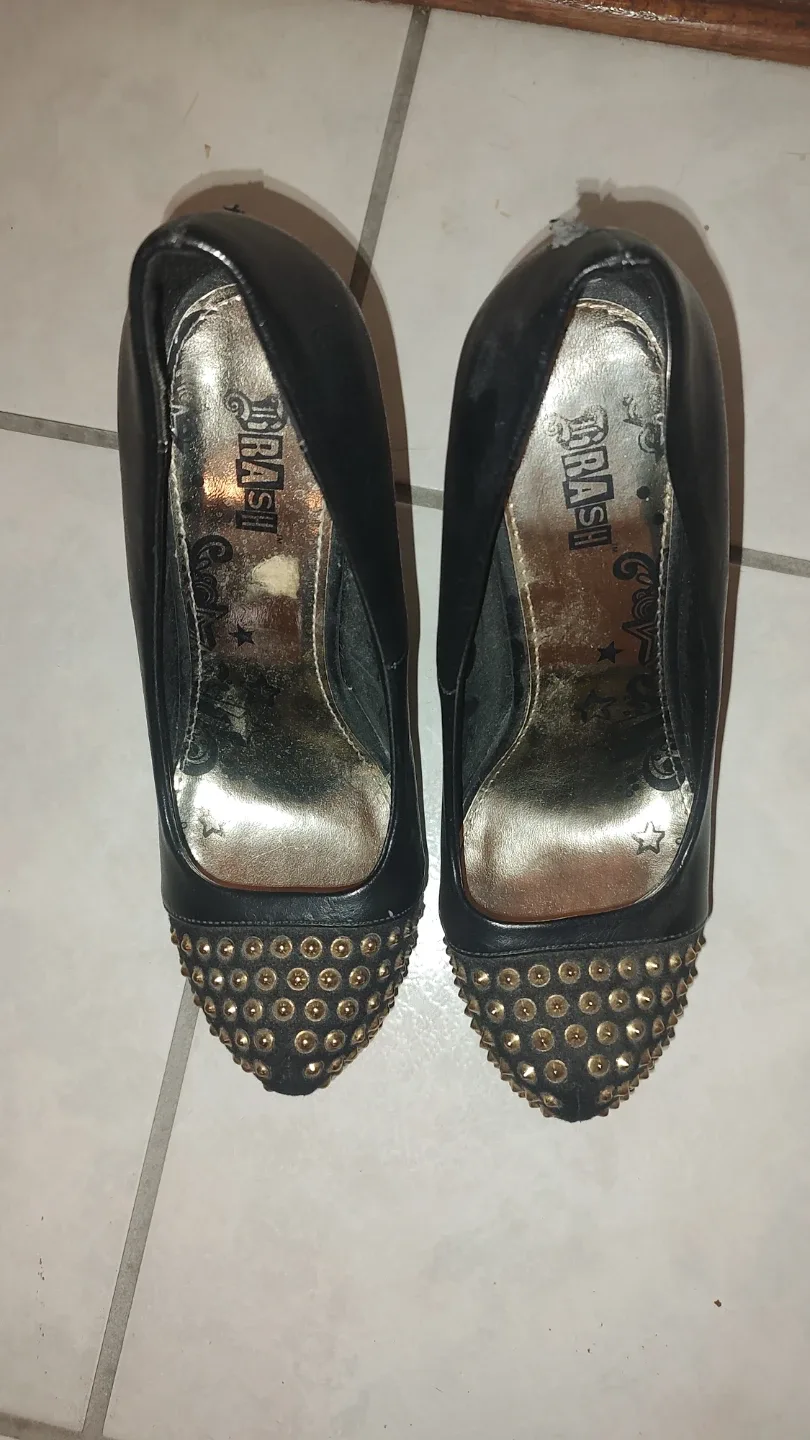 Black Studded Heels - Size 6 1/2 image indicator(6)