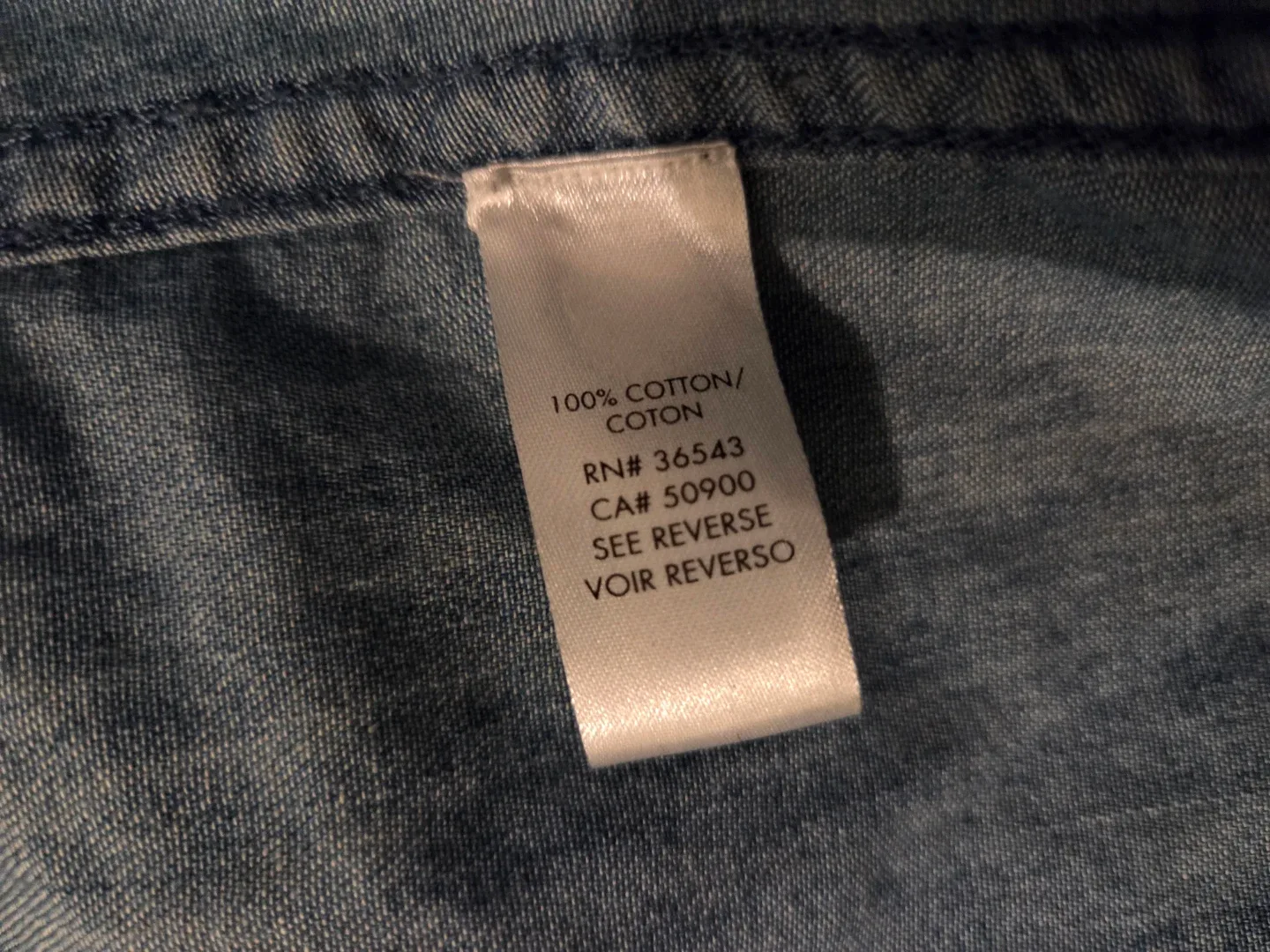 Calvin Klein Jean Shirt 100% Cotton image indicator(5)