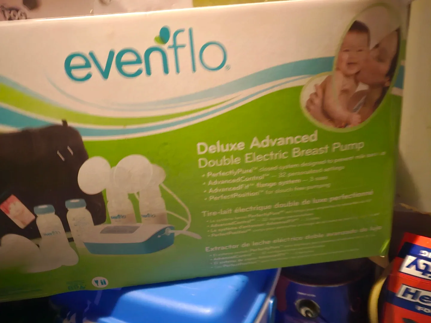 Gently used Evenflo Deluxe Advanced Double Electric Breast Pump