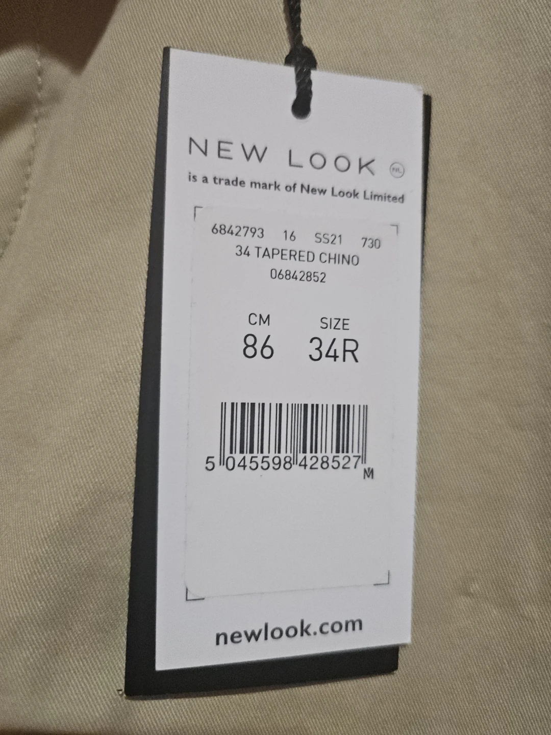 NEW LOOK Kind 34 Tapered Chino Pants - photo 3