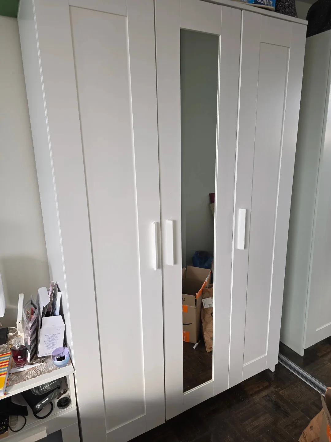 IKEA BRIMNES Wardrobe with 3 Doors - White**URGENT image indicator(4)