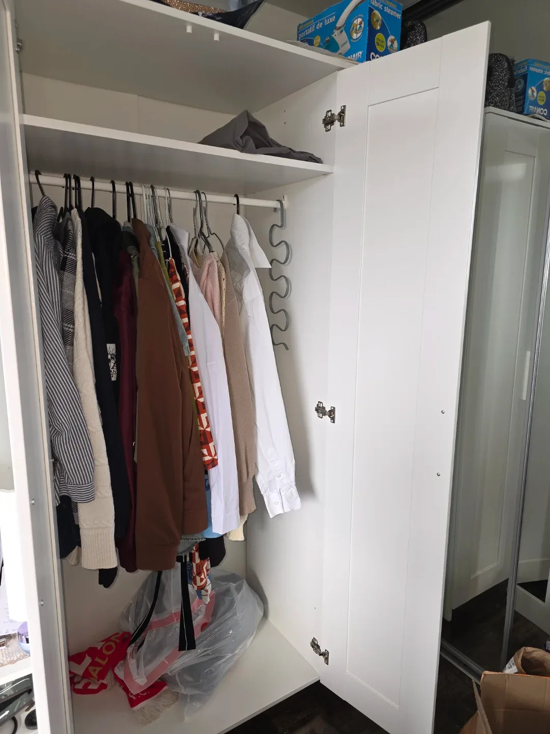 IKEA BRIMNES Wardrobe with 3 Doors - White**URGENT image indicator(5)