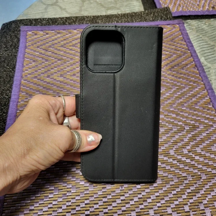 UOT iPhone 13 Pro Max Wallet Case - Black image indicator(4)