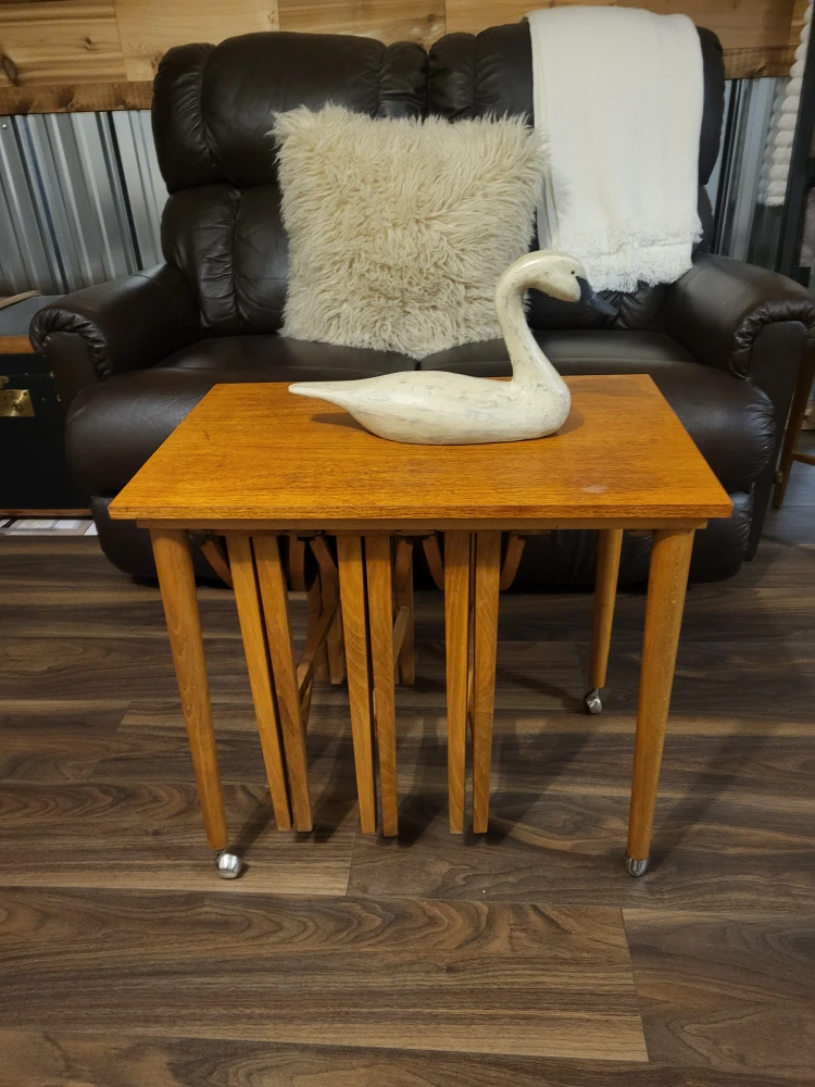 Wooden Side Table Set - photo 2