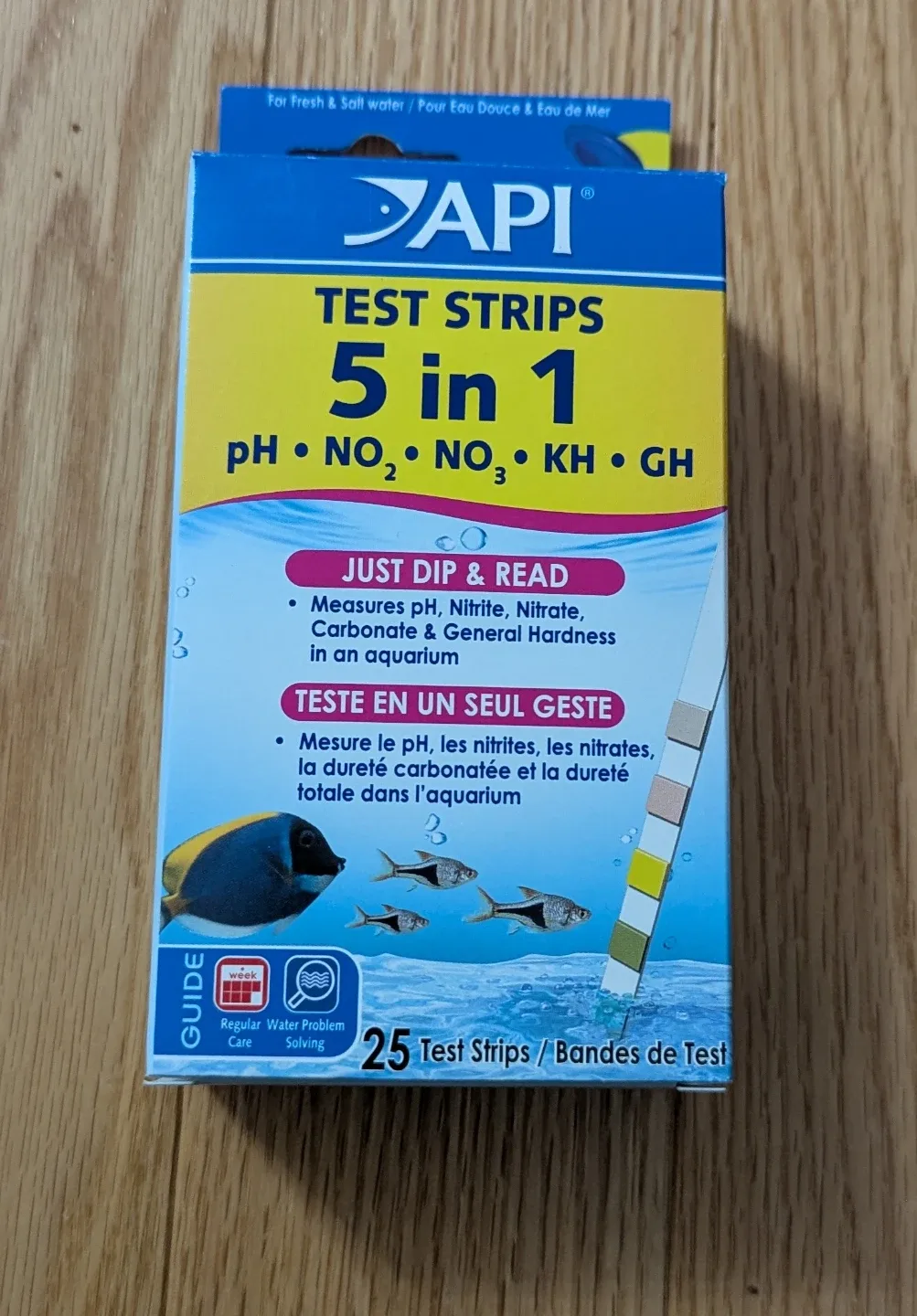 API 5 in 1 Aquarium Test Strips + Accessories image indicator(4)