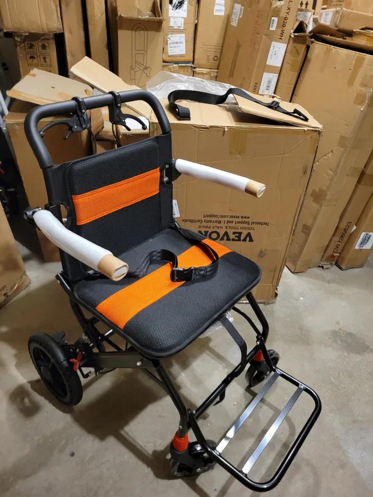 VEVOR TRAVEL WHEEL CHAIR/Transport chair image indicator(9)