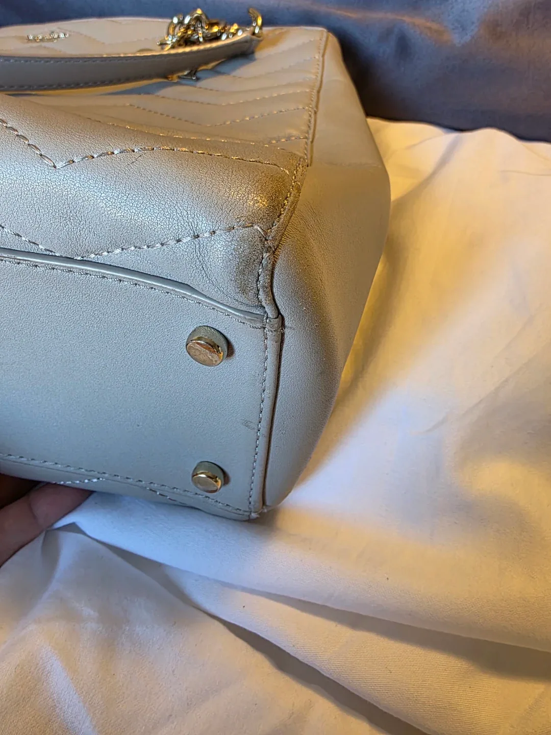 Kate Spade Reese Park Courtinee Shoulder Bag - Light Grey image indicator(8)