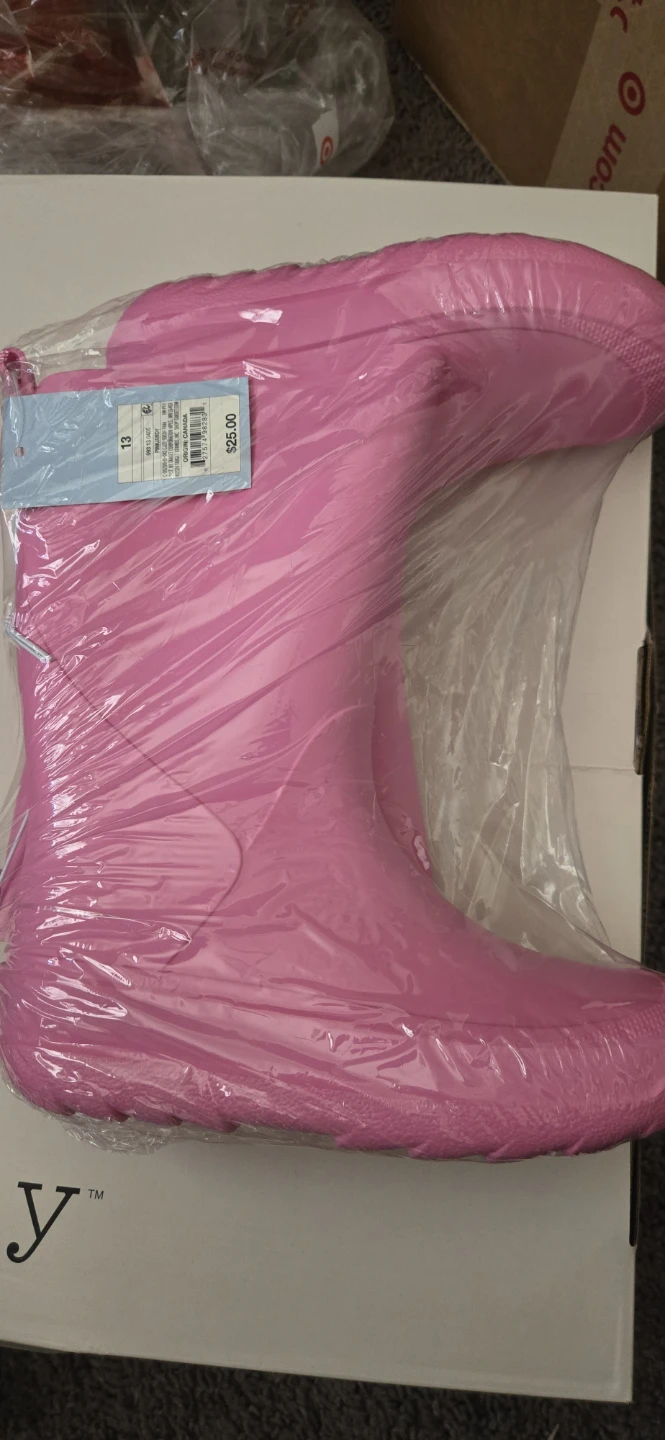 Cat & Jack Pink Rain Boots - Size 13 - photo 2