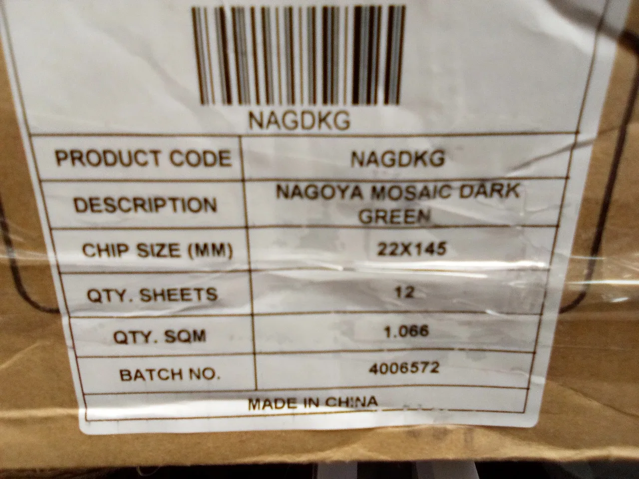 Porcelain Mosaic Tiles - Nagoya Dark Green image indicator(4)