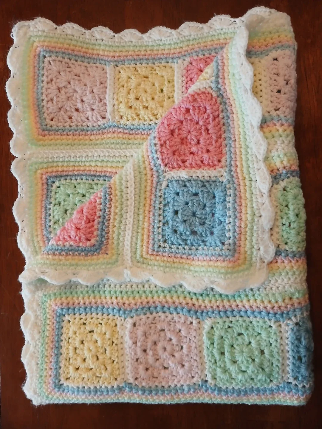 Baby 🥕Afghan Blanket - Handmade Crocheted