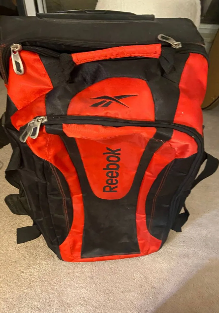 Reebok Rolling Backpack - Red & Black image indicator(2)