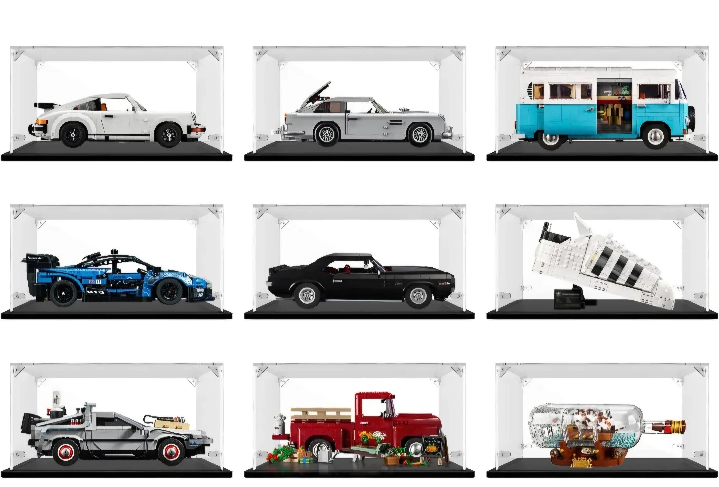 Acrylic Clear Display Case 3mm Thick 38x20x20cm Large image indicator(5)