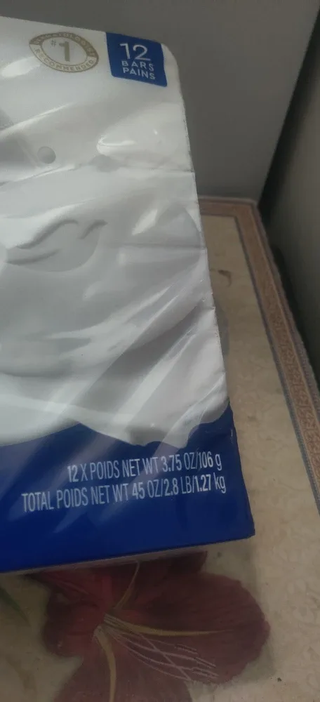 Dove Original Moisturizing Cream Beauty Bar Soap - 12 Bars image indicator(5)