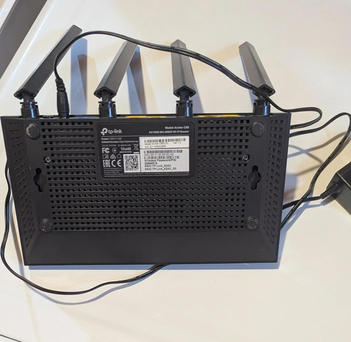 TP-Link Archer C80 AC1900 WiFi Router image indicator(3)