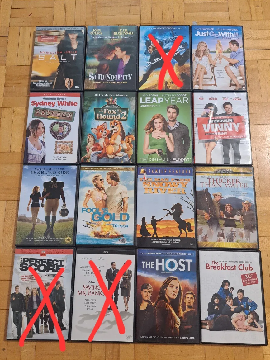 Mixed DVD Movies Lot image indicator(3)