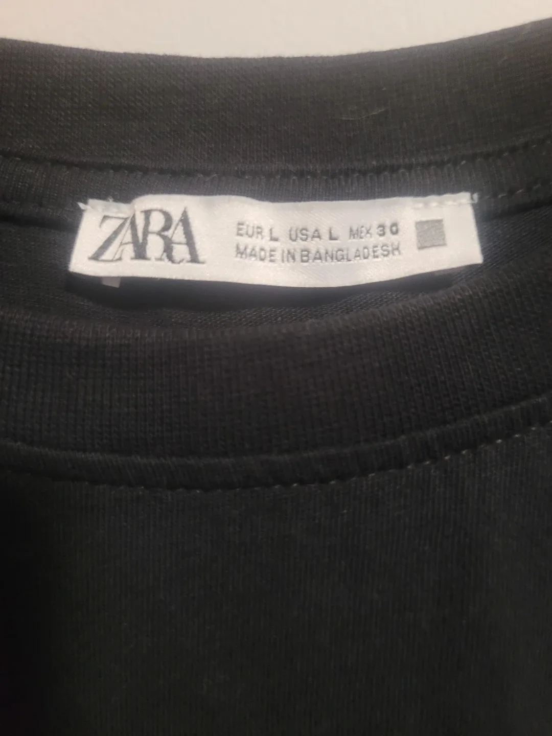 NEW Zara Black Tiered Dress - Size L image indicator(2)