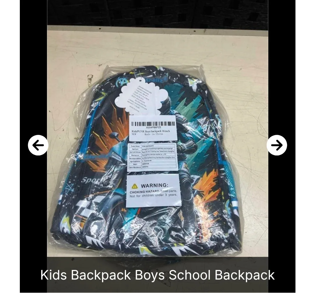 New Cool Kids Backpack – Motorcycle Design – 16 inch image indicator(4)