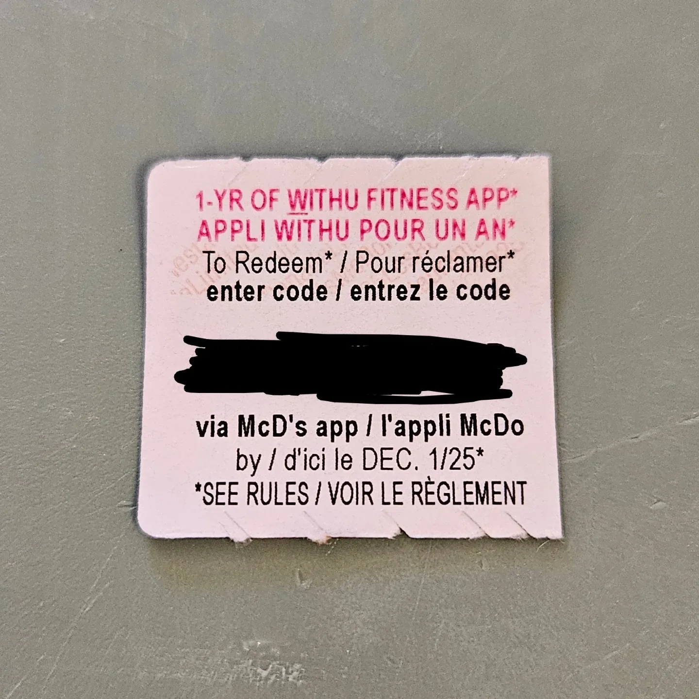 Free: 1 year of WithU App subscription