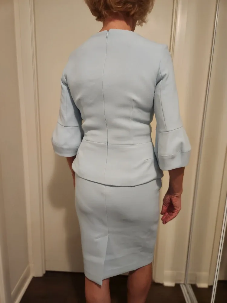 SANDRA ANGELOZZI Light Blue Skirt Suit image indicator(2)