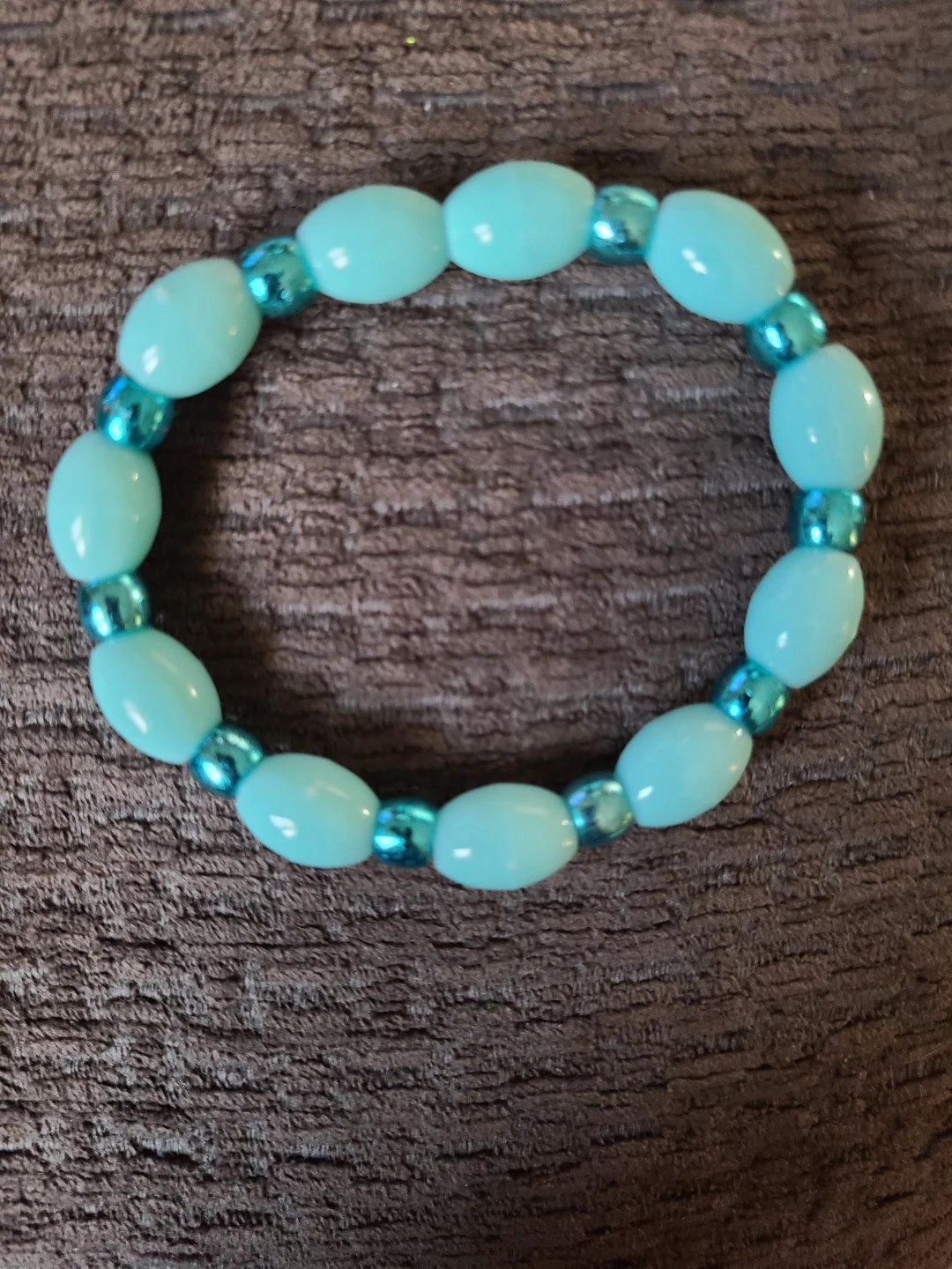 Beaded Bracelet - Light Blue