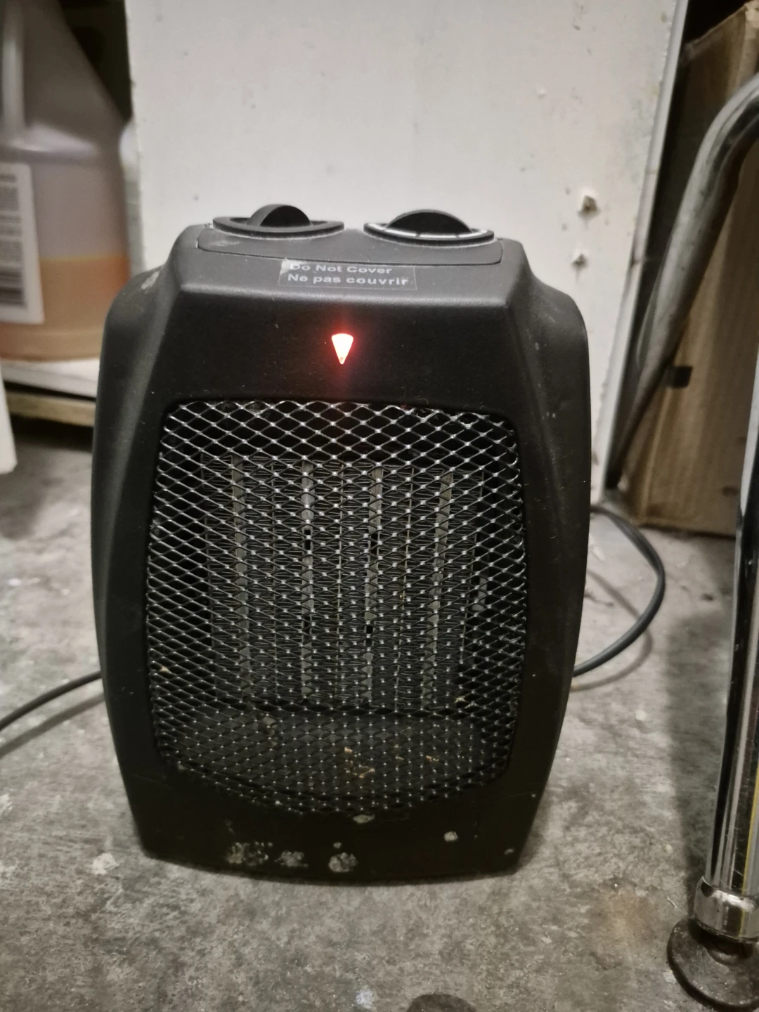Black Portable Space Heater