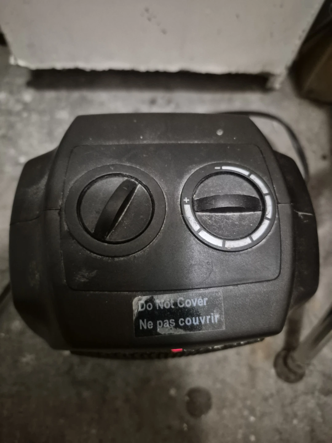 Black Portable Space Heater - photo 2