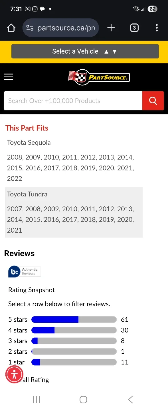 Towing Mirrors for Toyota Tundra and Toyota Sequoia image indicator(4)