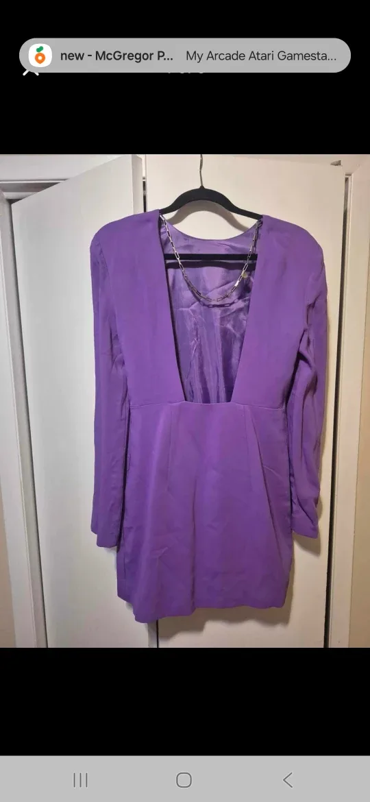 Purple Dress from Mango