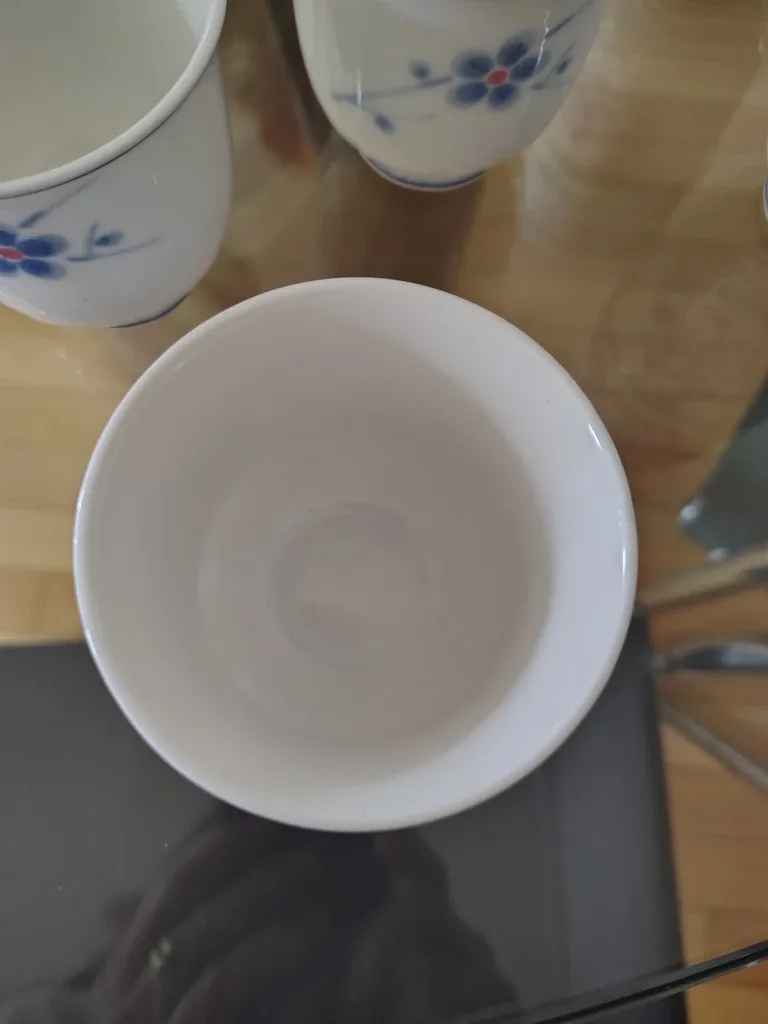 Rare & Vintage Cheng's White Jade Porcelain Tea Set -Japanese image indicator(5)