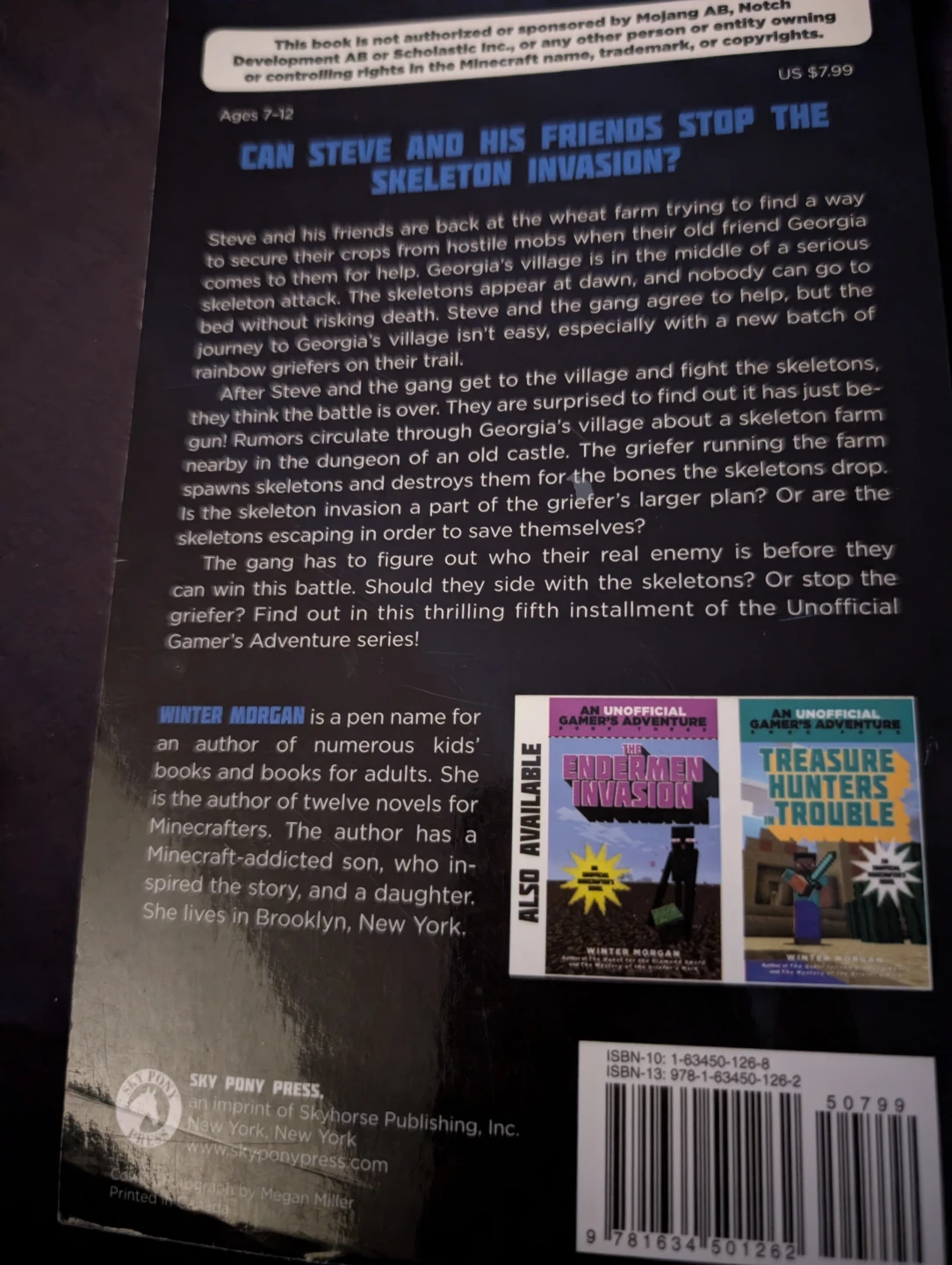 The Skeletons Strike Back Minecraft Novel - photo 2