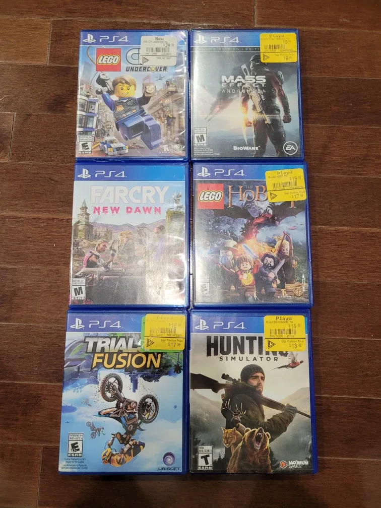 PS4 Games: LEGO, Far Cry, Mass Effect, Trial Fusion