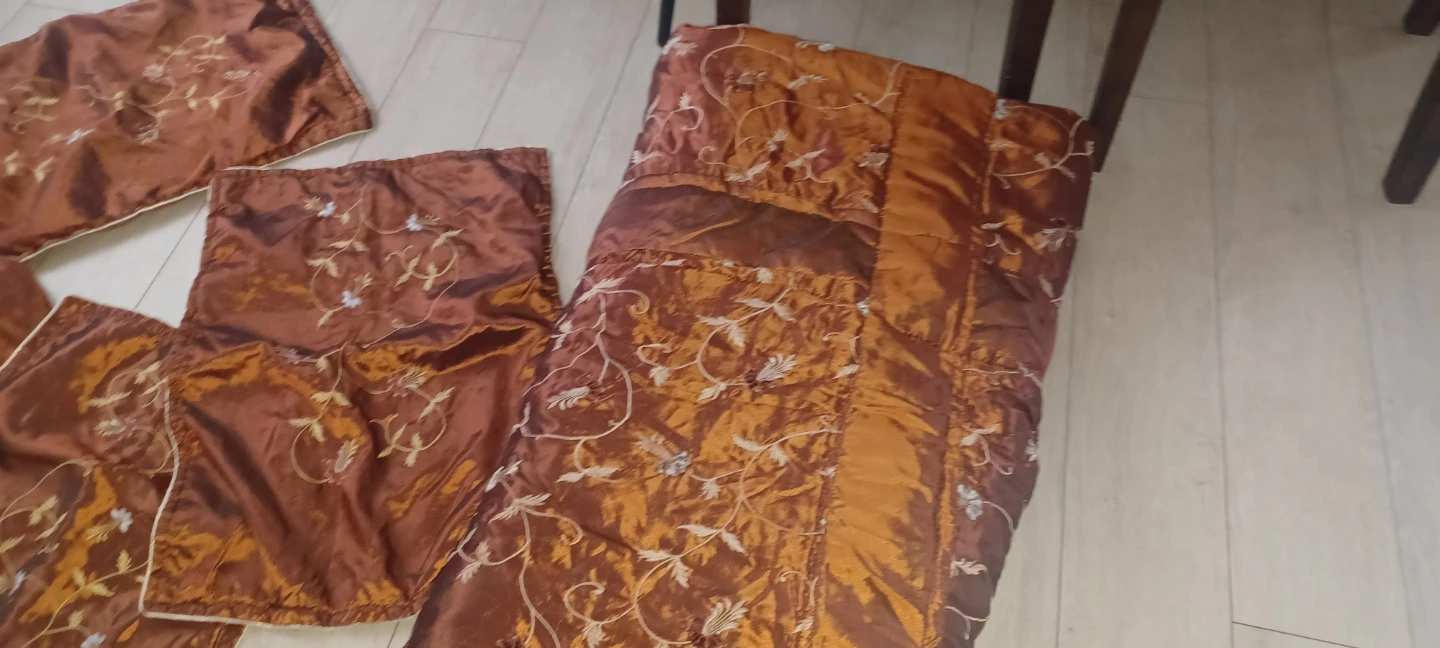 Brown Floral Bedding Set / comforter - photo 4