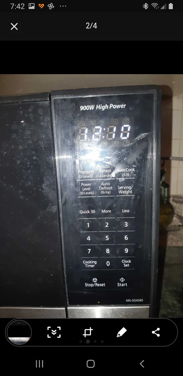 Panasonic NN-SG45BS Microwave - 900W High Power image indicator(4)