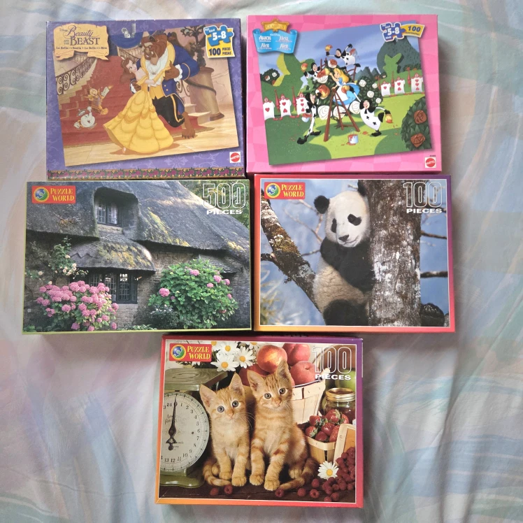 5 Puzzles (100-500 Pieces)