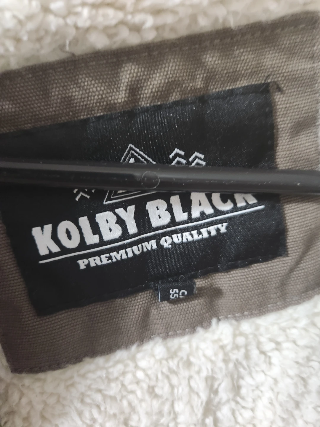 Kolby Black Sherpa Lined Jacket - Size 50 - photo 2