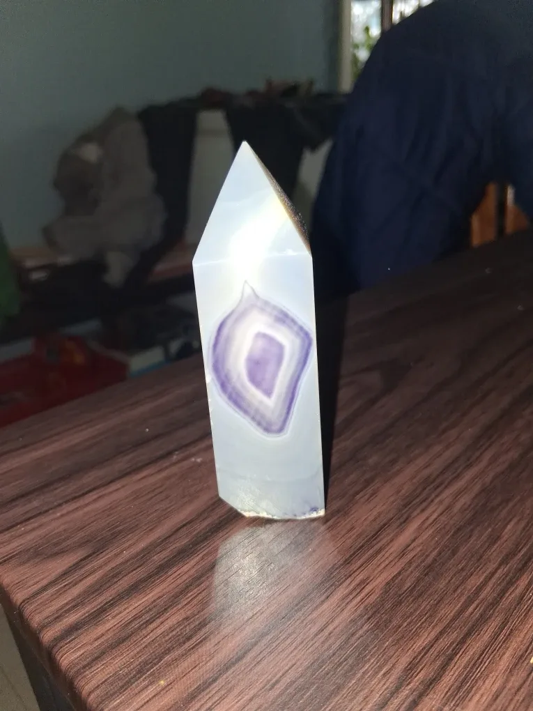 4 Inches Tall Agate Geode Tower image indicator(5)