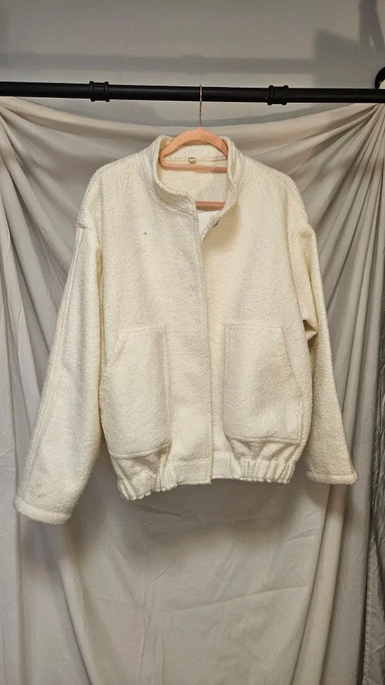 Textured Bomber Jacket