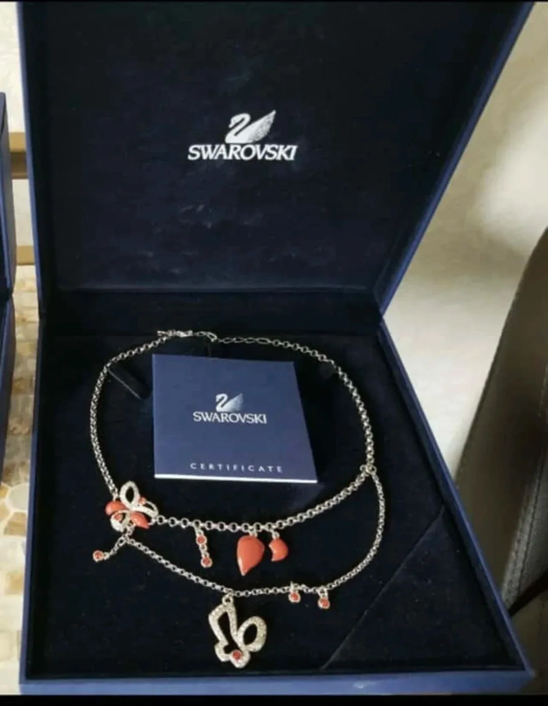 Swarovski Necklace with Butterfly Pendants image indicator(5)