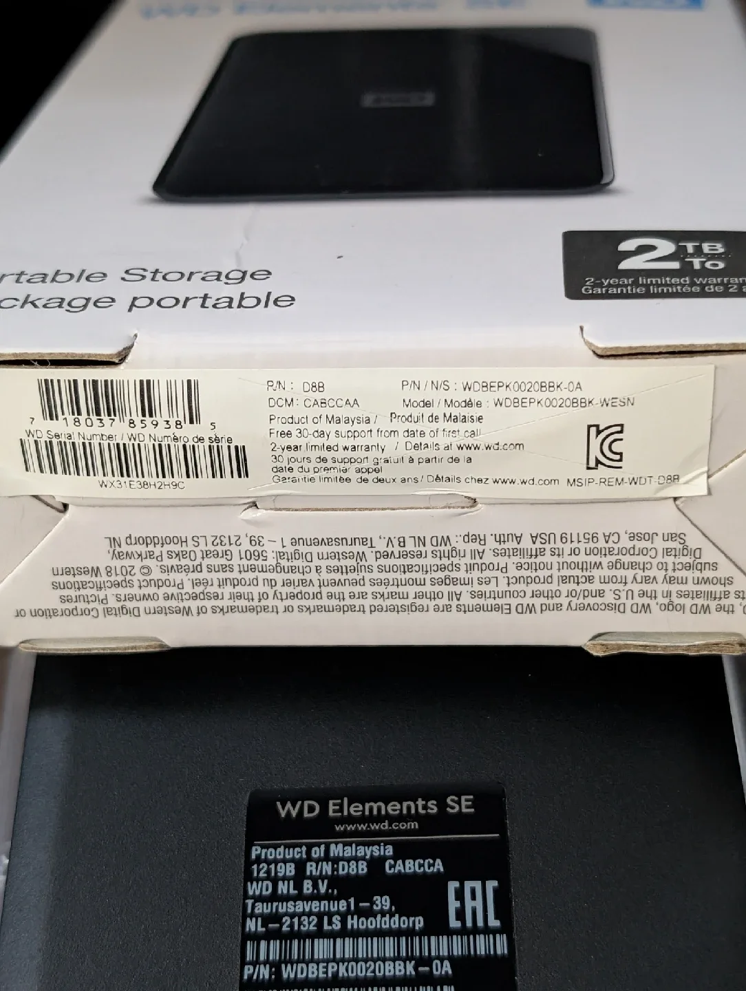 WD Elements SE 2TB Portable External Hard Drive - New image indicator(5)