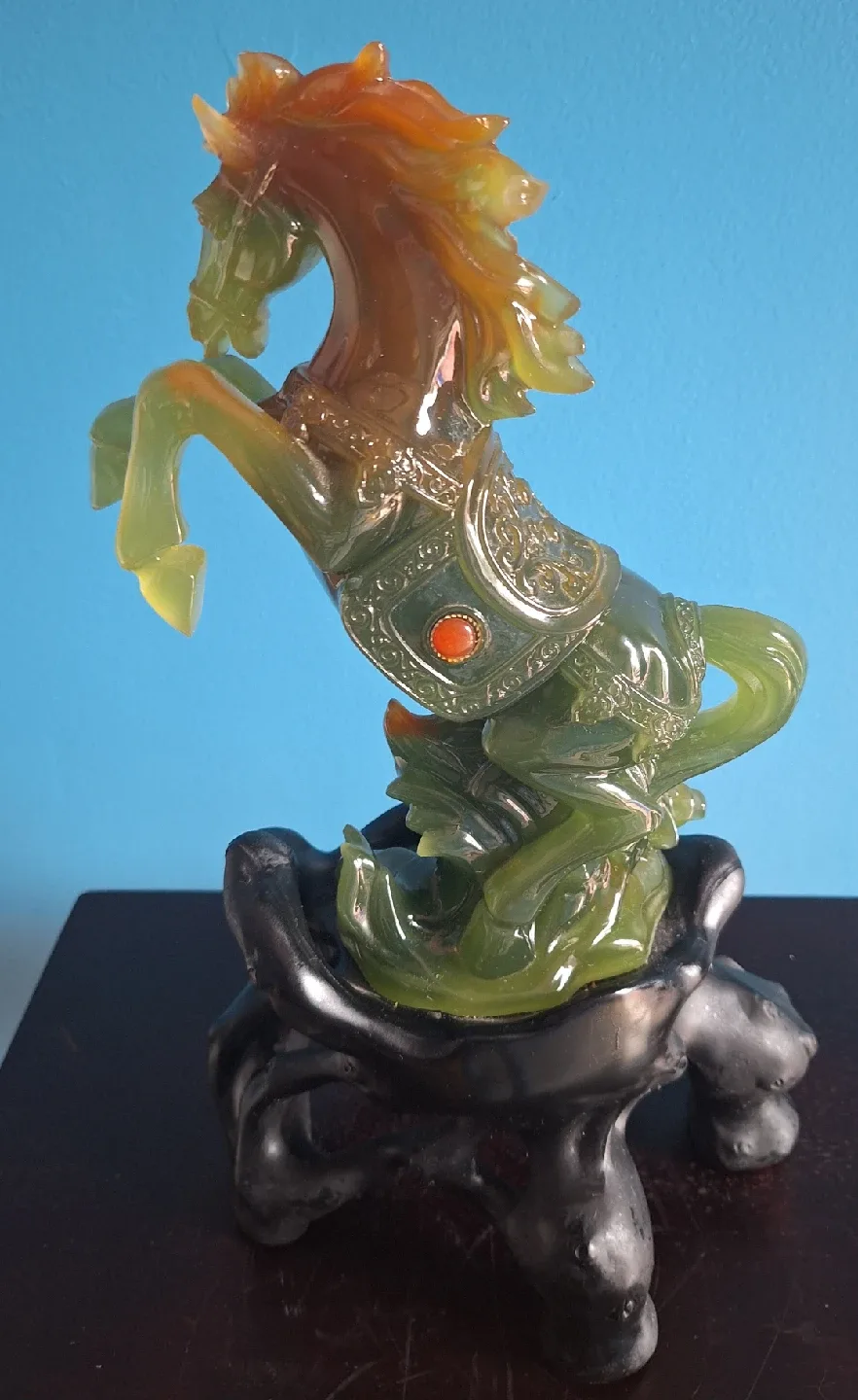 Feng Shui Art Horse Statue 14 inches image indicator(2)