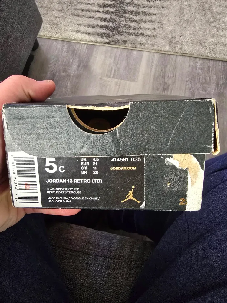 Jordan 13 Retro (TD) Size 5C image indicator(2)