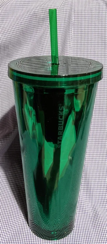 Starbucks Green Tumbler with Straw