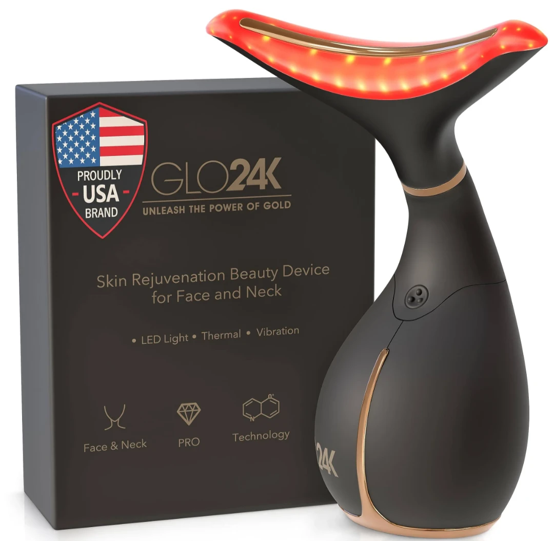 GLO24K LED Beauty Therapy Device for Face & Neck