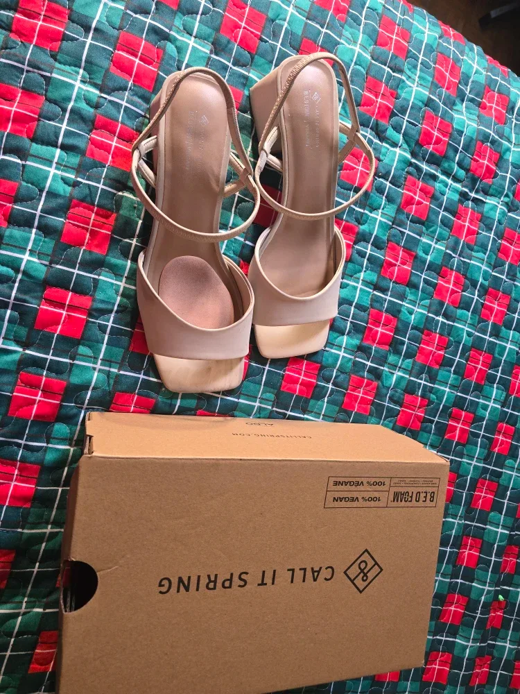 Call It Spring Vegan Sandals, Size 9