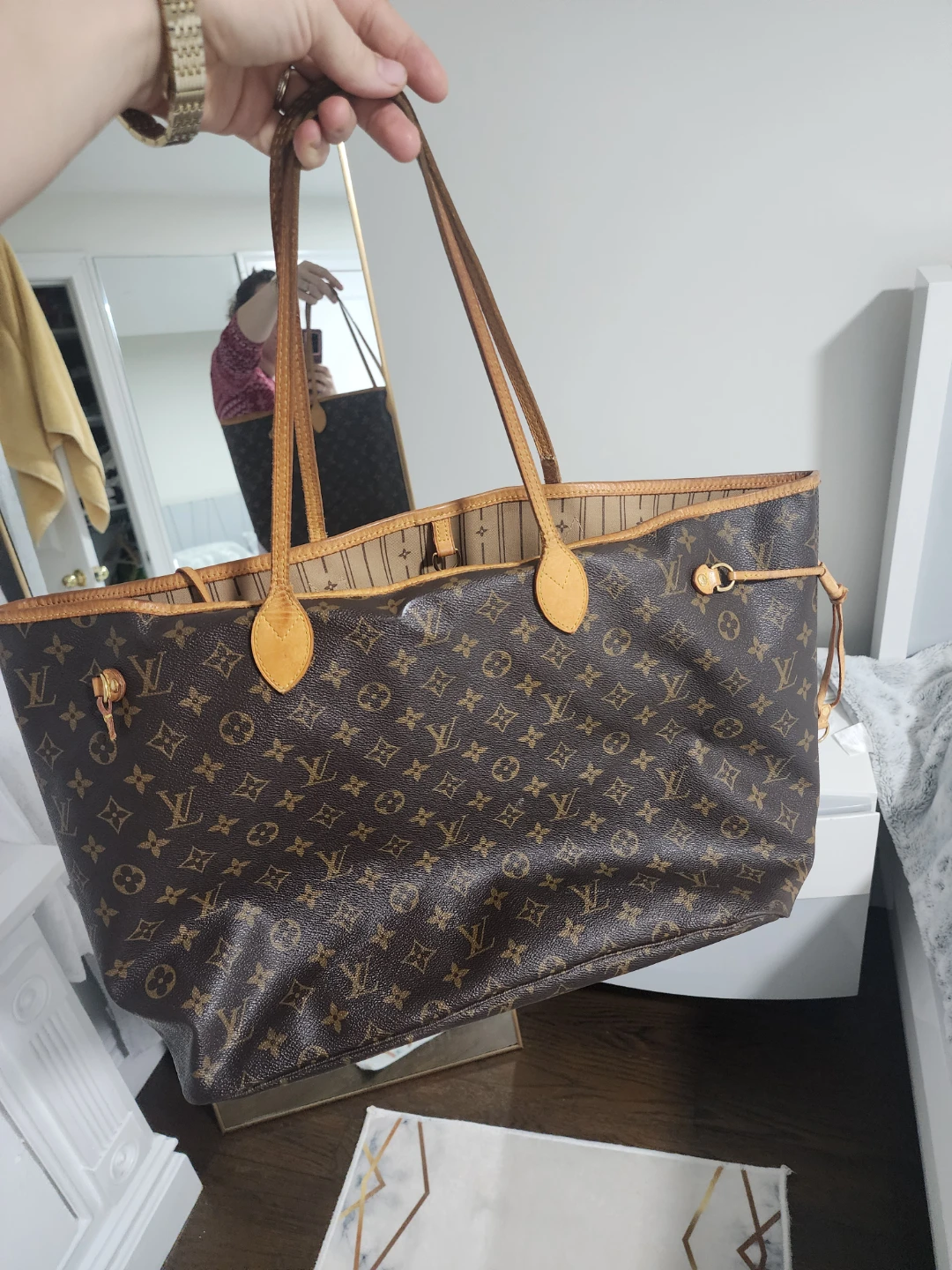 Louis Vuitton Authentic Neverfull MM Tote Bag - photo 2