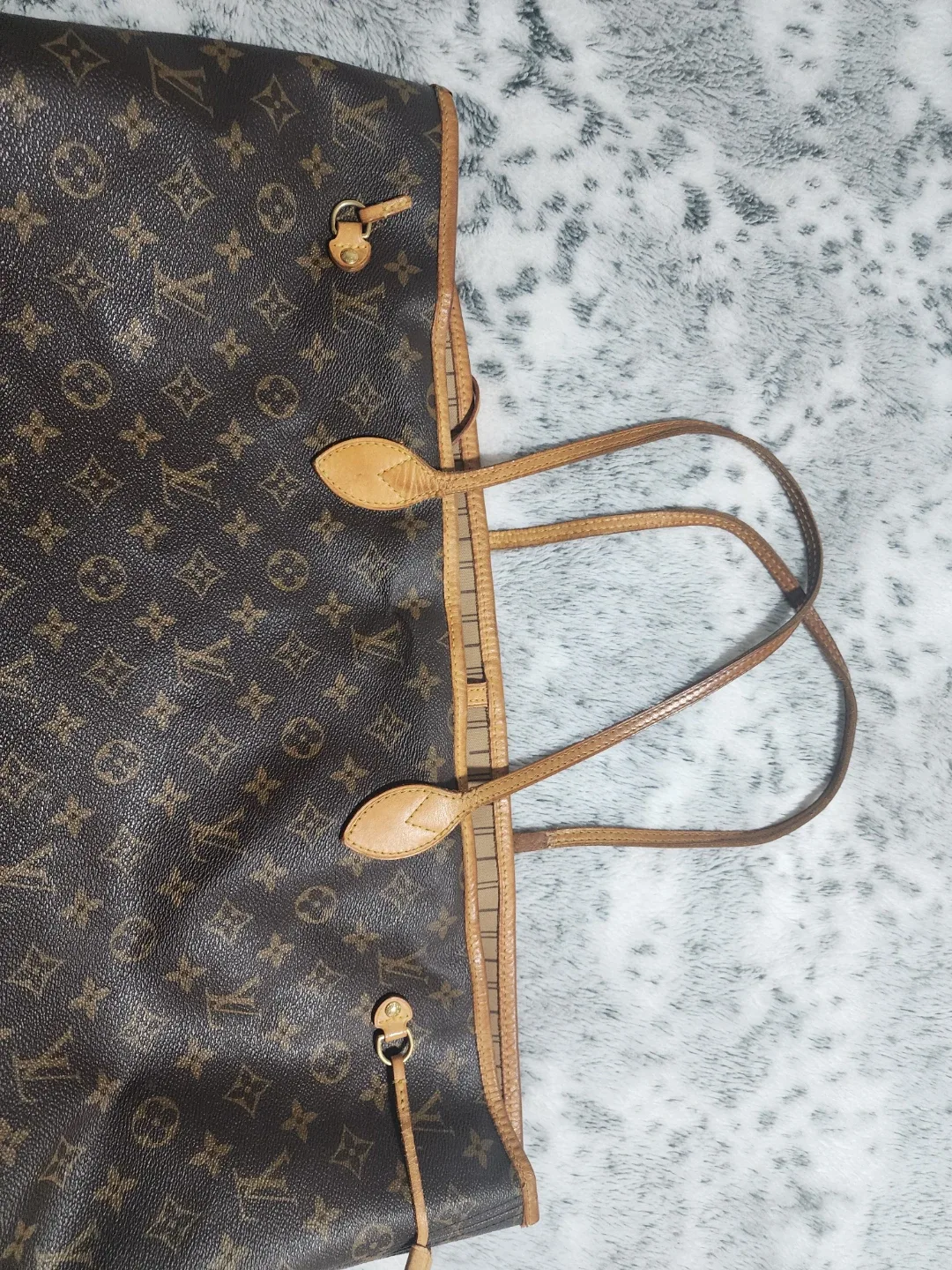Louis Vuitton Authentic Neverfull MM Tote Bag image indicator(3)